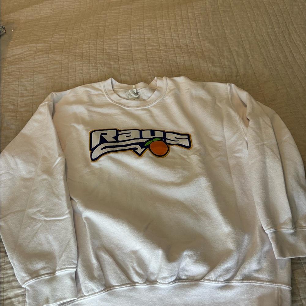 Orange Rays Stingrays large sweatshirt